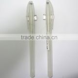 Latest Hot Sale Custom transparent plastic gel pen for promotion
