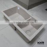 KKR Italian Vessel Sinks Artificial Stone Marble Kitchen Sink thumbnail-4