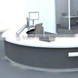 Hot Sale Modern Small Semi Circle Reception Desk