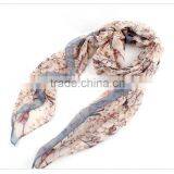 New Arrival Soild With Muticolors Tassel Fashion Bohemian Long Chiffon Scarf thumbnail-2