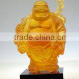 Factory Wholesale Large Size Crystal/Jade Transparent Buddha Statue---Good for Wealth