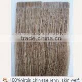 micro thin weft hair extension virgin100% chinese remy hair skin weft hair extension