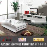 C1003# Popular MDF white high glossy lacquer high end Coffee Table