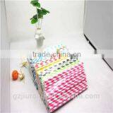 Opp Bag Colorful Stripe Paper Straws