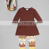 2015 Hot Sale Adorable Baby Clothes Thanksgiving Girls Outfit Fall Giggle Moon Remakes Children Boutique Clothing Sets Girl thumbnail-6