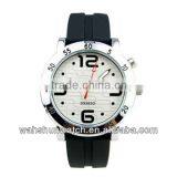 New Products Fashion Silicon Wrist Band Black Large Numbers Men Watches 2016 thumbnail-1