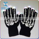 2016 Led Light Up Skull Glove/Handmade Led Finger Glove,led Glove Light thumbnail-2
