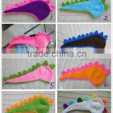 Hot Wholesale Baby Animal Crochet Hat For Winter,Dinosaur Hat