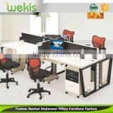 4 Person Office Furniture Workstation 4 Seater Office Partition thumbnail-1
