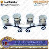 Gifts&crafts Candlestick Wrought Iron Candle Stand Wedding Used