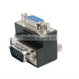 15 Pin Male to Female Right Angle Monitor 90 Adapter