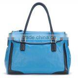 Navy Genuine Leather Lady Fashion Bag Online Shop China Fashion Tote Bag thumbnail-1