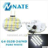 2014 Whole Sale China Manufacturer Direct Selling12V Household g4 Led Bulb 1210 24smd Led Lights Bulbs White
