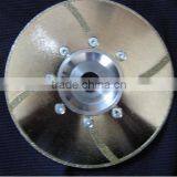 7" Continuous Rim Diamond Marble Saw Blade With Turbo Protections and Flange
