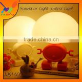 2015 New Creative Intelligent Robot Lamp Lovely Light and Sound Control LED Night Light