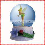 Fantastic custom little fairy polyresin snow ball