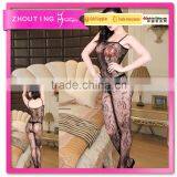 CK616 Black Sexy Lace Net Tight Bodystocking Lingerie thumbnail-1