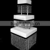 CRYSTAL WEDDING METAL CAKE STAND thumbnail-1