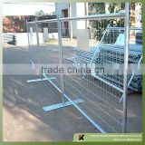 hot dipped galvanized tempoprary fence with removable flat foot