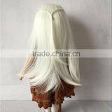 Top Quality Cosplay White Hair 18'' Height American Girl Doll Wigs thumbnail-3