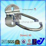 G-711|Ring-shaped Stainless Steel Tool Hook for Square Hole Peg Board|Metal Oval-shaped Hook thumbnail-2