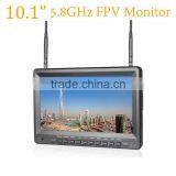 10.1" Monitor for DJI Phantom 2 Quadcopter and Features With 5.8GHz 32CH Dual AV Receiver thumbnail-1