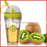 Fruit Infusing Infuser Water Bottle Sports Lemon Juice Bottle For Water Straw Coffee Milk Tea Cup Water Tumbler Child Bottles thumbnail-5