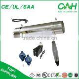 Grow Lighting Hydroponic Grow Light Reflectors 8"Hydroponic Agriculture Light Reflector Aluminum Flange Cool Tube , thumbnail-1