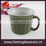 Wide-mouth Soup & Cereal Ceramic Coffee Mugs New Design thumbnail-2