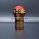 Beautiful Aluminium Wine Bottle Cap With Green Red Bead thumbnail-5