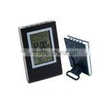 New Arrival Photo Frame Shaped Desk Clock With Weather Station and Temperature for Gift