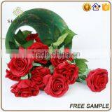 Bright-colored Rose Artificial Flowers Long Stem thumbnail-2