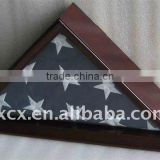 Counter top flag display case