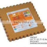 Promotional 6pcs Set Cork Floor Mats thumbnail-1