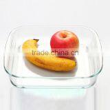 Square High Borosilicate Glass Baking Tray for Microwave thumbnail-3