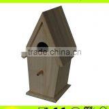 Custom Wooden Bird House Eco Friendly Unfinished Wooden Bird House thumbnail-1