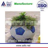 China factory football outdoor cheap plastic flower pots wholesale