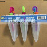 Hot Sell Plastic 6pk Umbrella Popsicle Ice Cream Maker Mold thumbnail-4