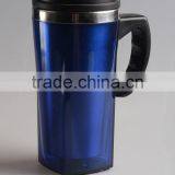 Straight Body Double Wall Stainless Steel Cup With Handle thumbnail-3