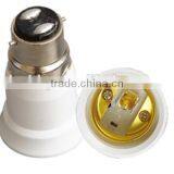 CE Approved Plastic B22-E27 Lamp Holder Adaptor Lamp Base Converter thumbnail-1