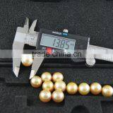 Good Quaity AAA 13-14mm Golden Tahitian Loose Pearls thumbnail-2