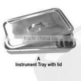 Instrument Tray With Lid and Handle thumbnail-1