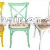 Solid Mahogany Wood Cross Chair/Dining Chair on Discount thumbnail-3