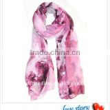 CT-SF010 scarf viscose with printing design