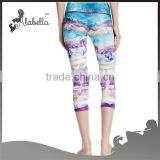 Sexy Yoga Capri Design Women Yoga Leggings Pants Wholesale Sportswear thumbnail-2
