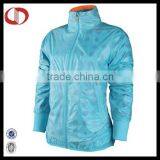 100% Polyester Custom Logo Sports Jacket for Girls