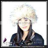 CX-E-35B Colourful Women Fashion Raccoon Fur Headbands thumbnail-2