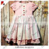 Wholesale Boutique Pink Striped Shift Dress Summer Girls Dress thumbnail-5