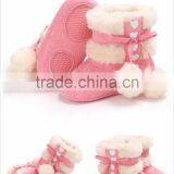 2017 Popular Sports Baby Girls Shoe Lovely Winter Warm Snow Boots Red Pink Brown Cute Boot Shoes thumbnail-2