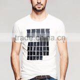 2017 OEM Anti-Wrinkle Unique Design Amazing Quality Hot-selling Best Choice Short Sleeve Casual Men T-shirt Print thumbnail-1